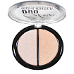 HB-7522.3 Хайлайтер двойной Duo Highlighter Golden Rose