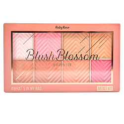 HB-6112 Палетка для лица Blush Blossom (румяна+хайлайтер)